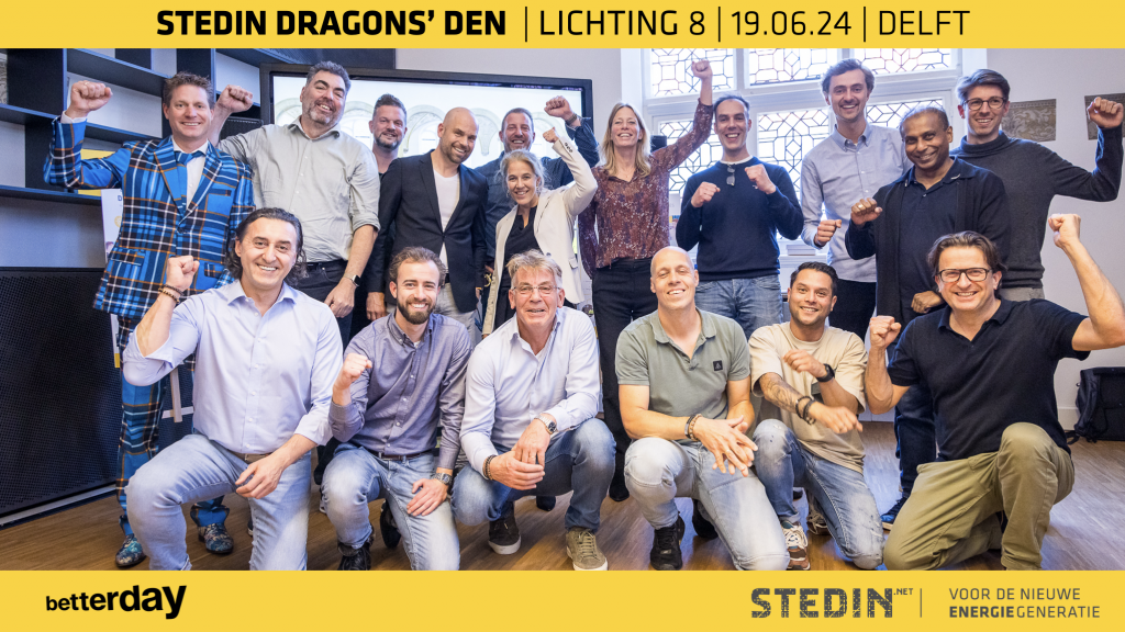 Stedin Dragons' Den Lichting 8 is gestart op 19.06.24 Delft begeleid door betterday